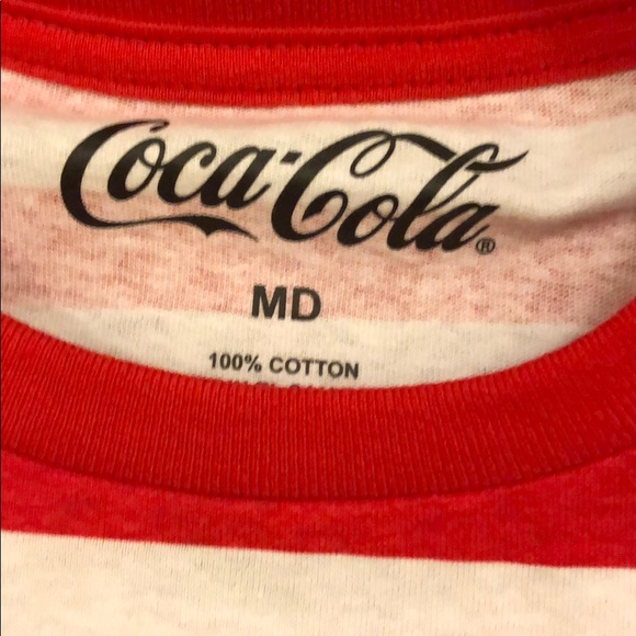 Striped Coca Cola Graphic T - Picture 4 of 4